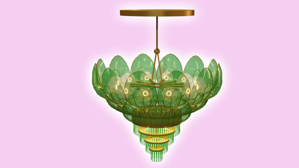 Emerald Chandelier
